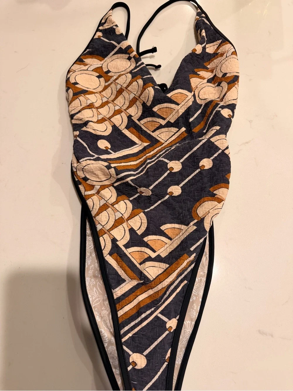 Free People Free-est Amber One-Piece Swimsuit Sz L